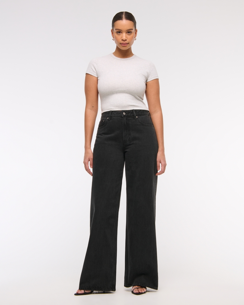 Curve Love High Rise Wide Leg Jean