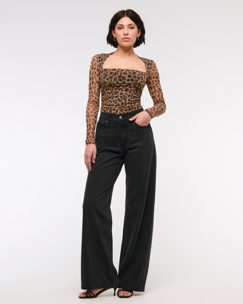 High Rise Wide Leg Jean