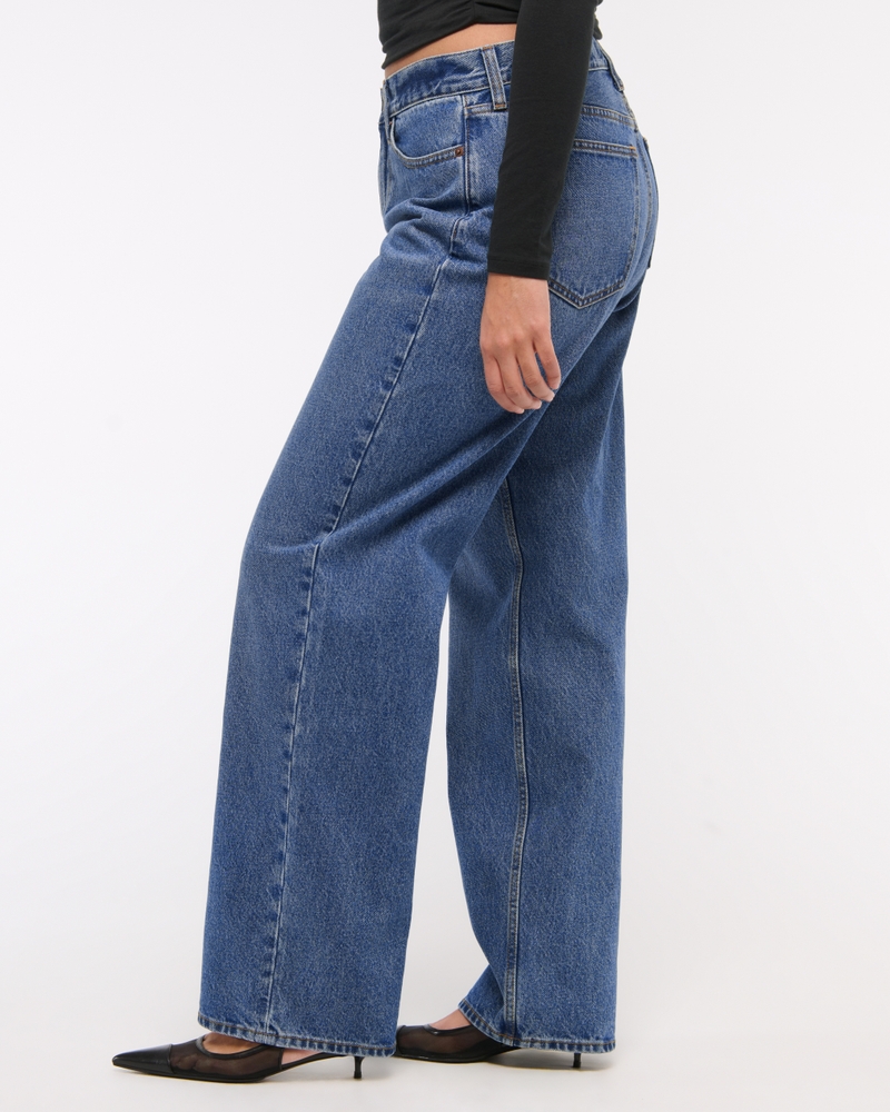 Curve Love Mid Rise Slouchy Jean(dark,24)