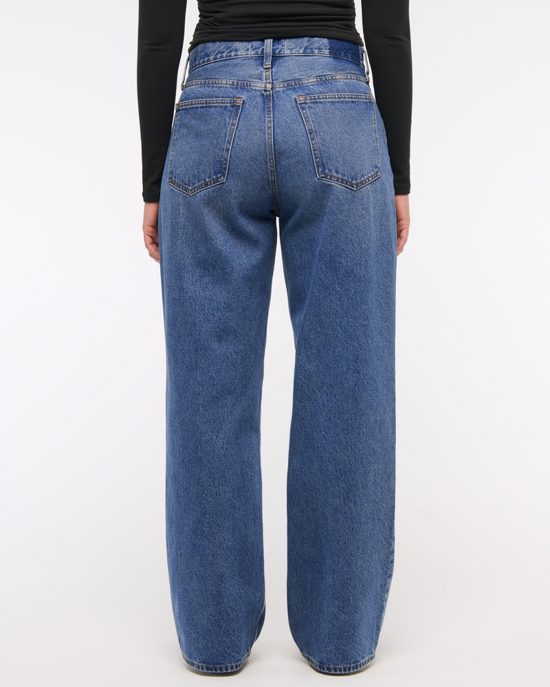 Curve Love Mid Rise Slouchy Jean(dark,24)