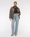 light with raw hem