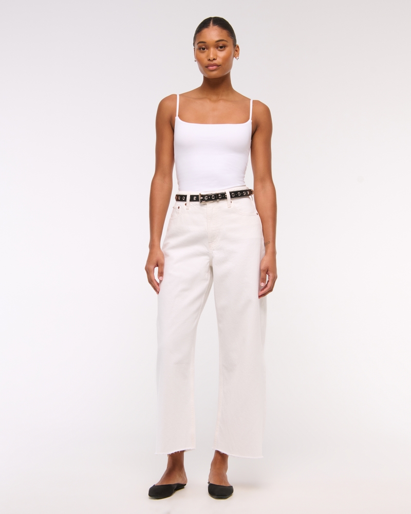Curve Love High Rise Cropped Wide Leg Jean