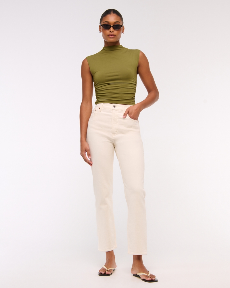 Curve Love Ultra High Rise Ankle Straight Jean