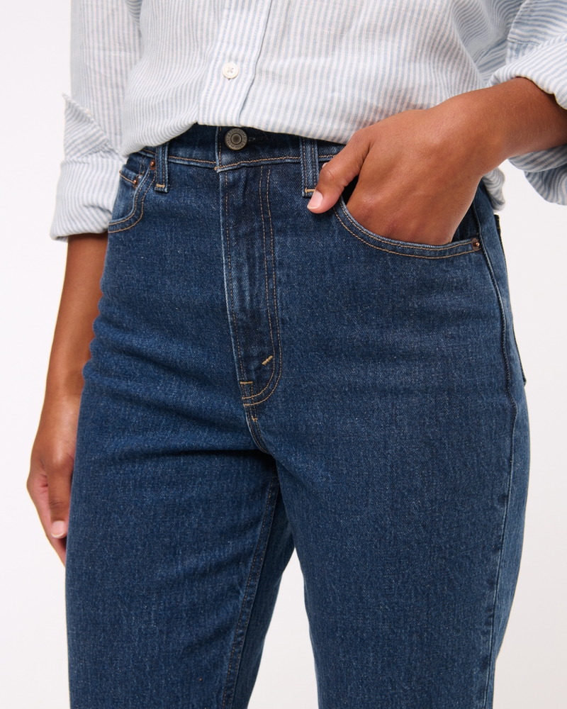 Curve Love Ultra High Rise 90s Straight Jean(dark marble,23)