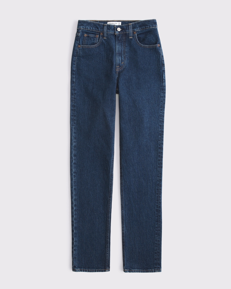 Curve Love Ultra High Rise 90s Straight Jean(dark marble,23)