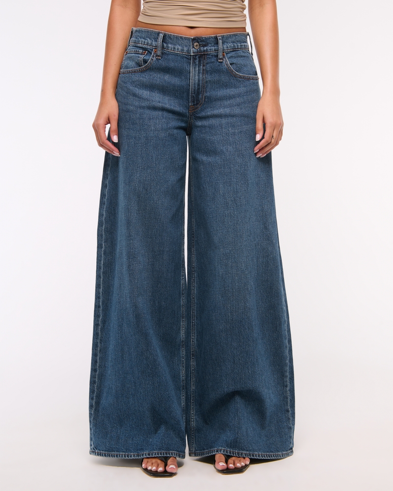 Linen-Blend Ultra Wide Leg Jean(medium,24)
