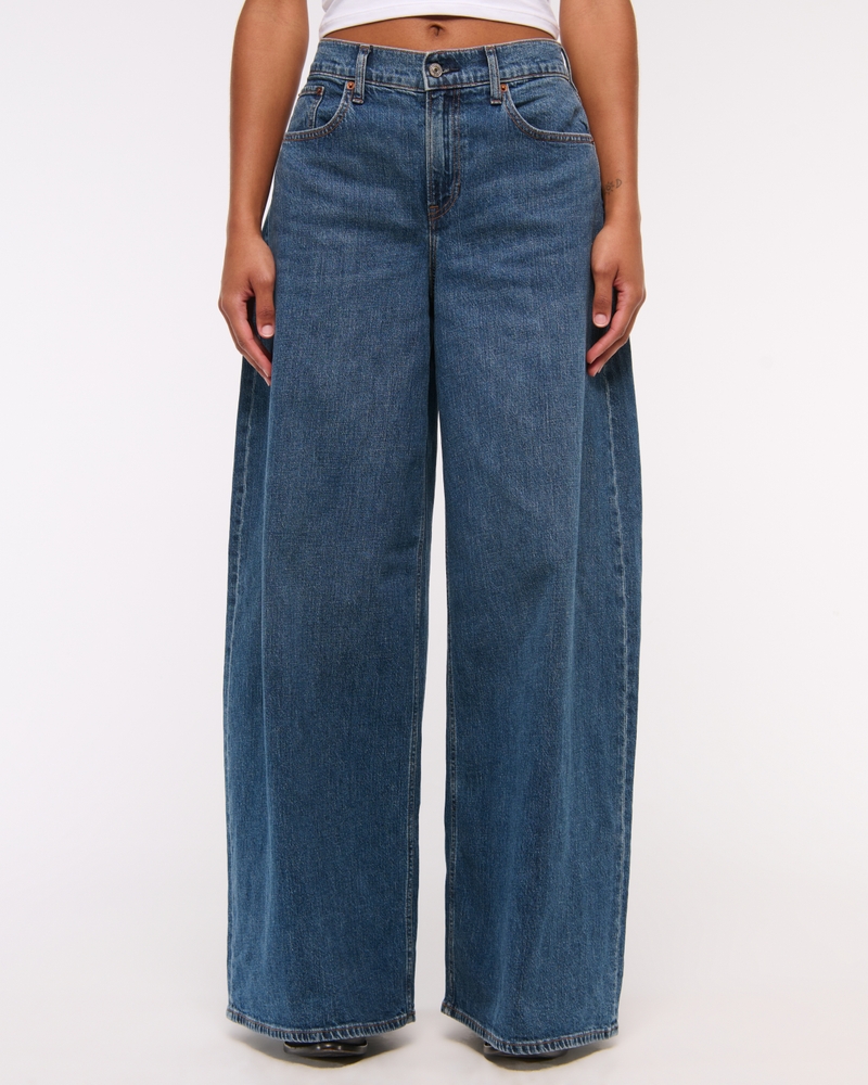 Curve Love Linen-Blend Ultra Wide Leg Jean(medium,24)