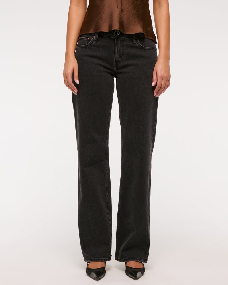 Low Rise 90s Relaxed Jean(black,24)