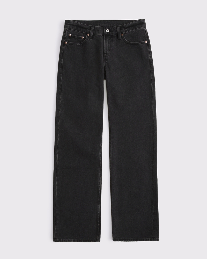 Low Rise 90s Relaxed Jean(black,24)