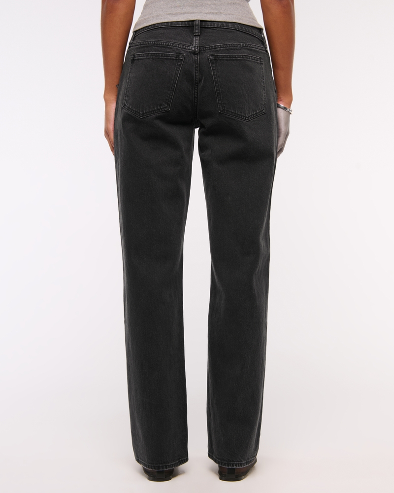 Curve Love Low Rise 90s Relaxed Jean(black,24)