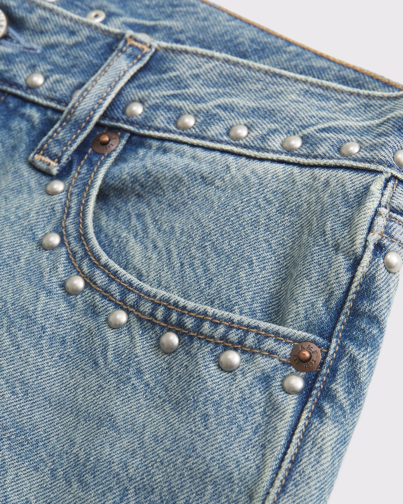 Low Rise Ultra Loose Jean(medium studded,23)