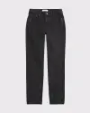 washed black front hem