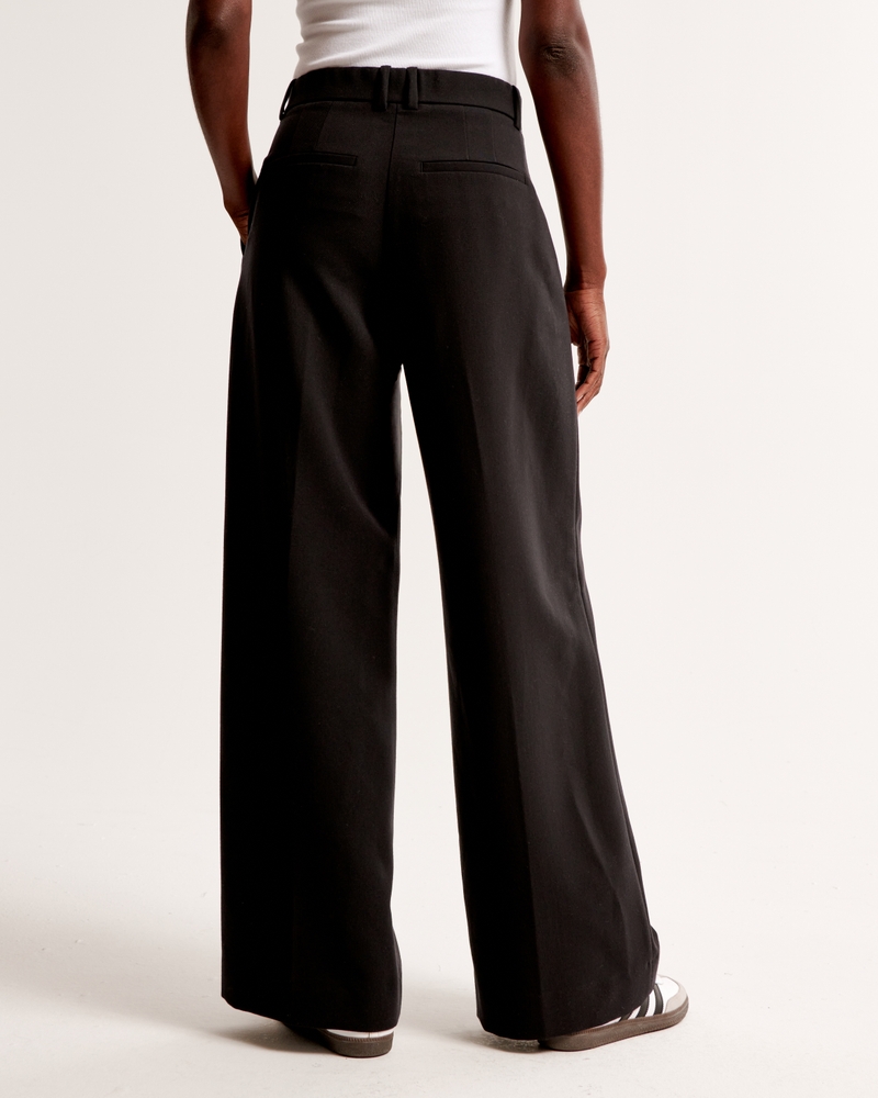 A&F Harper Tailored Ultra Wide Leg Pant(black,23)