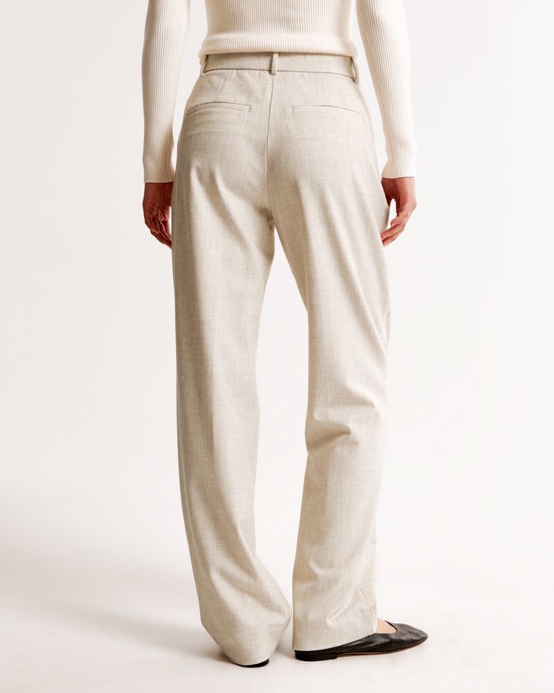 A&F Quinn Tailored Straight Pant(oatmeal,23)