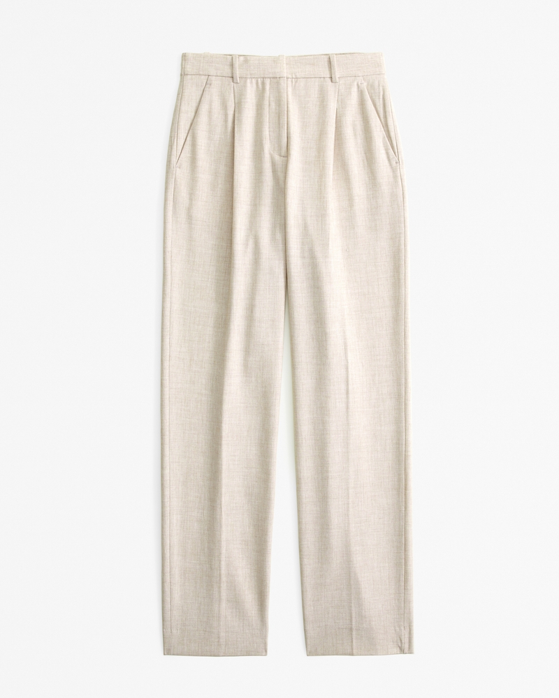A&F Quinn Tailored Straight Pant(oatmeal,23)