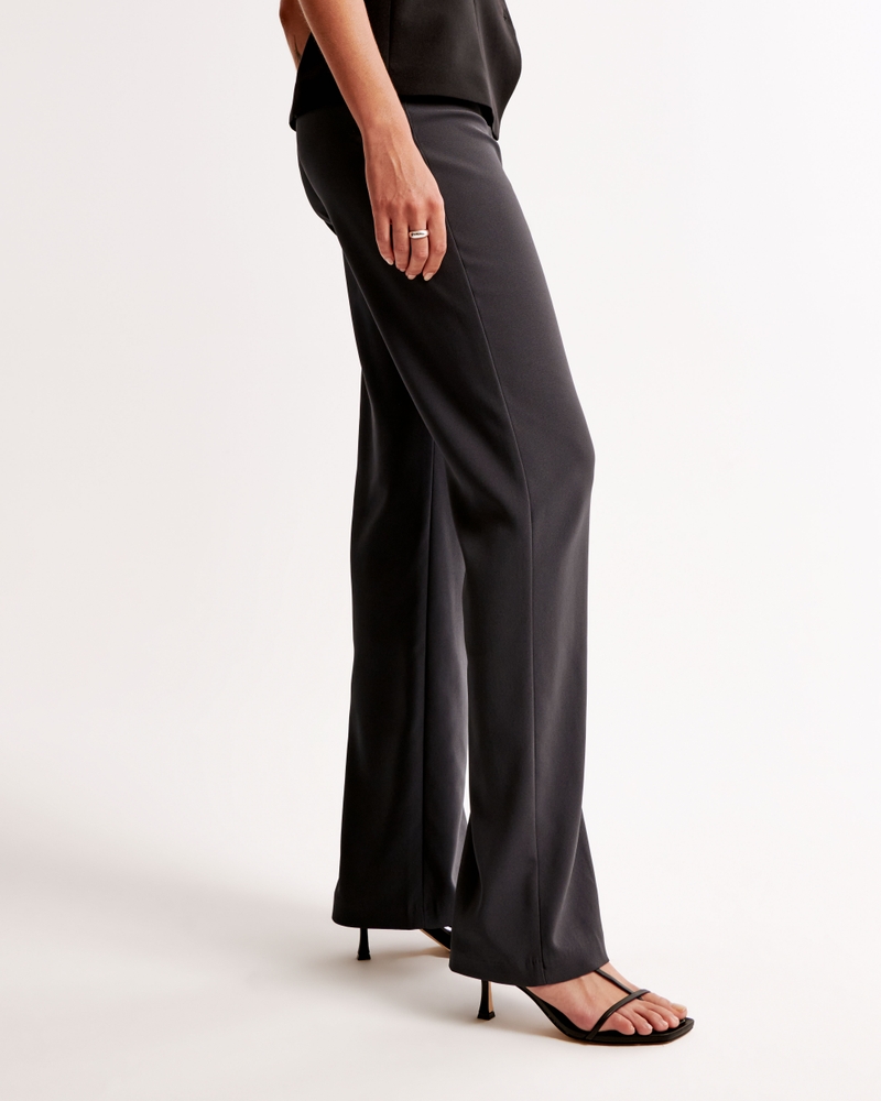 High Rise Slim Boot Trouser(evening gray,24)