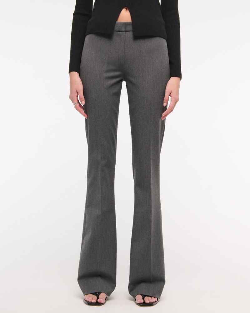 Low Rise Stretch Slim Boot Pant(dark gray,24)