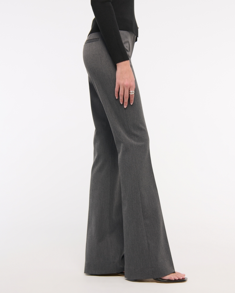 Low Rise Stretch Slim Boot Pant(dark gray,24)
