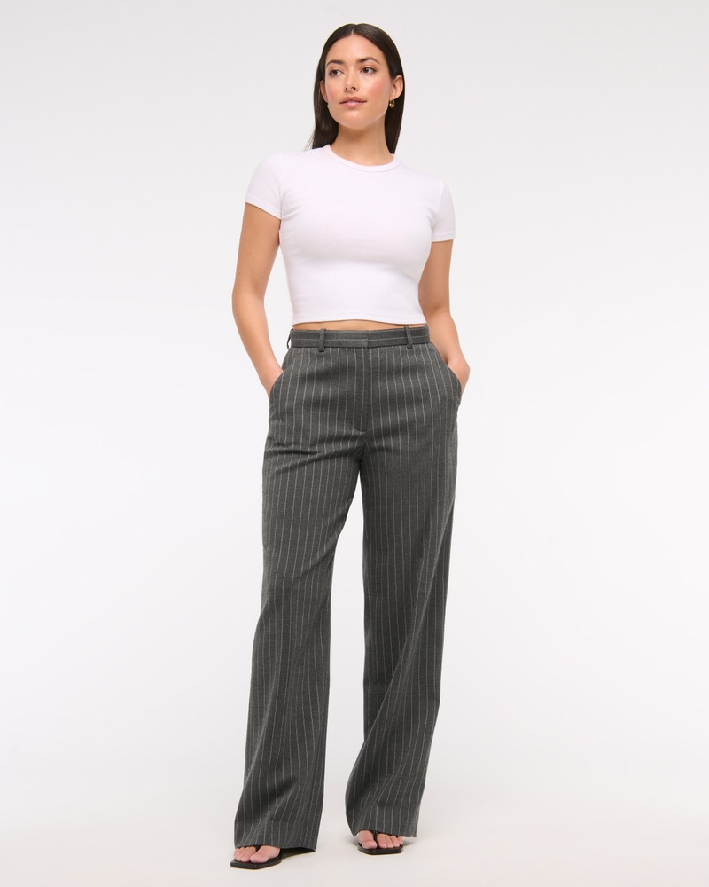 Curve Love Tailored Wide Leg Pant