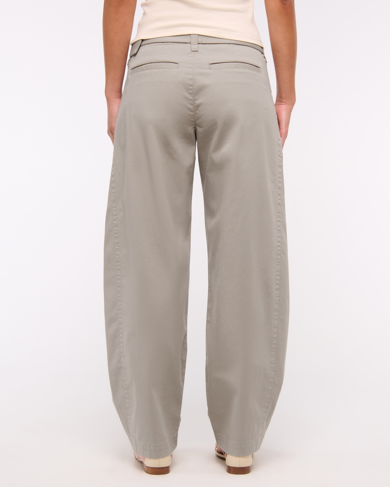 Belted Barrel Pant(sand,24)