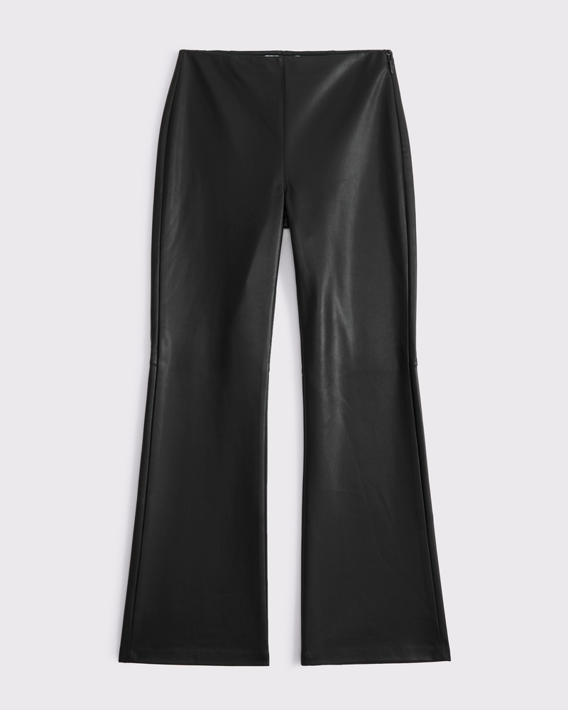 Vegan Leather Boot Trouser