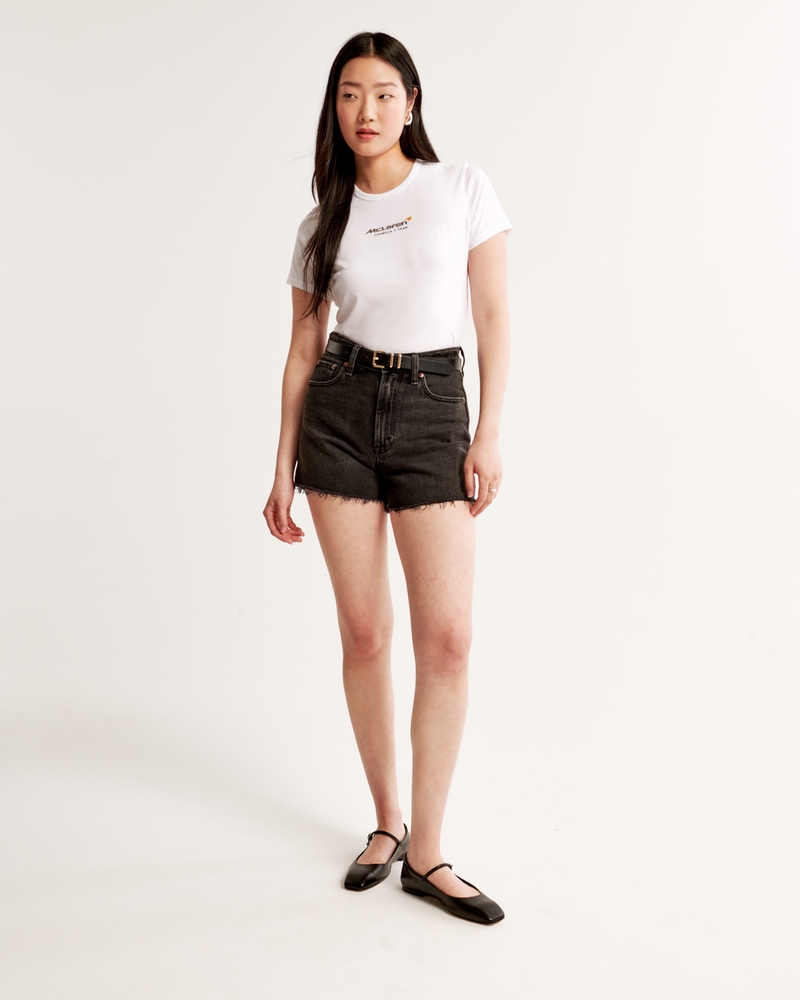 Short-Sleeve McLaren Graphic Skimming Tee(white,XXS)
