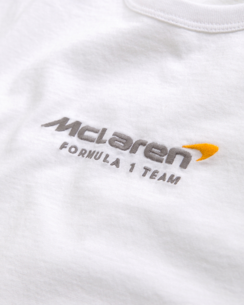 Short-Sleeve McLaren Graphic Skimming Tee(white,XXS)