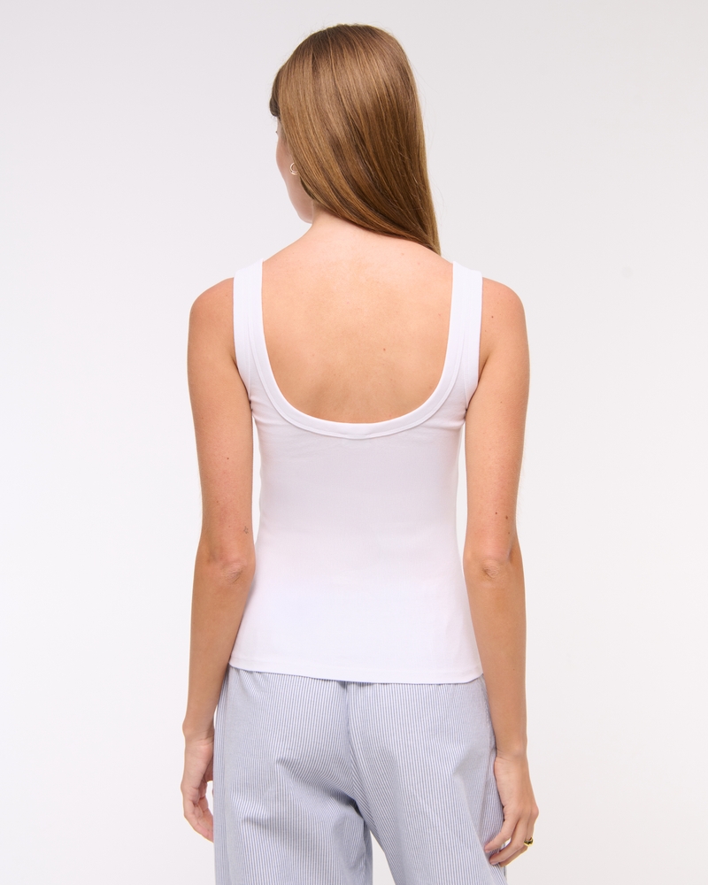 Crab Graphic Scoopneck Tank(white,XXS)