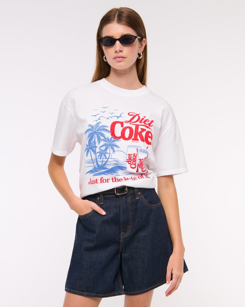 Oversized 7UP Graphic Tee(white,XXS)