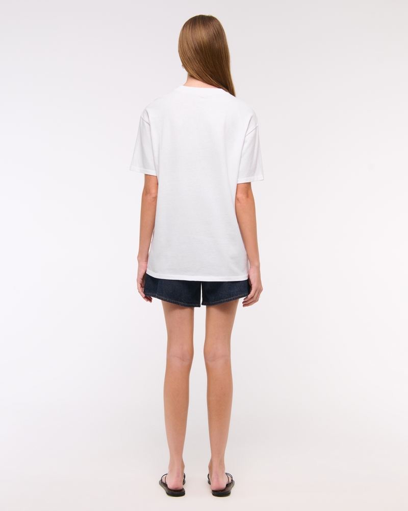 Oversized 7UP Graphic Tee(white,XXS)
