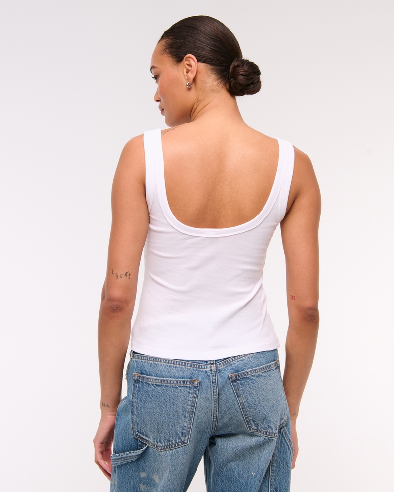 New York City Graphic Scoopneck Tank(white,XXS)