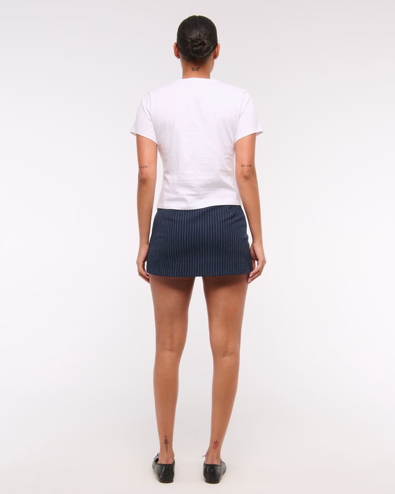 Short-Sleeve Western Graphic Skimming Tee(white,XXS)