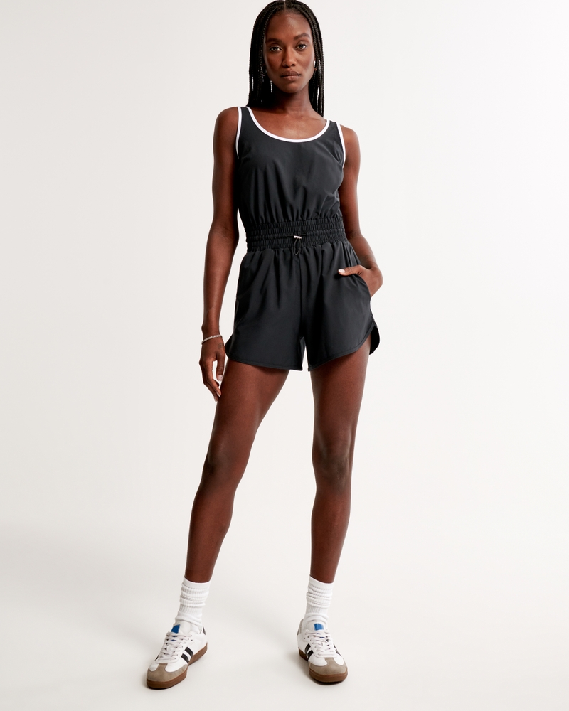 Traveler Romper(black,XXS)
