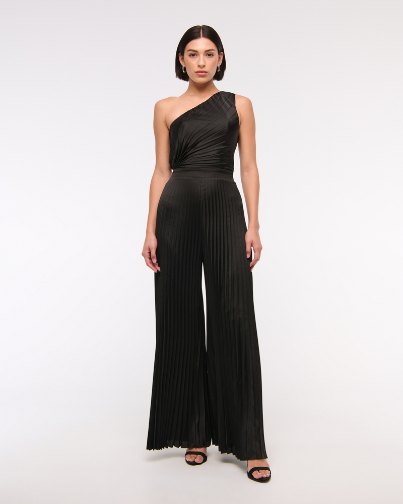 The A&F Giselle Pleated One-Shoulder Jumpsuit