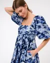 blue floral