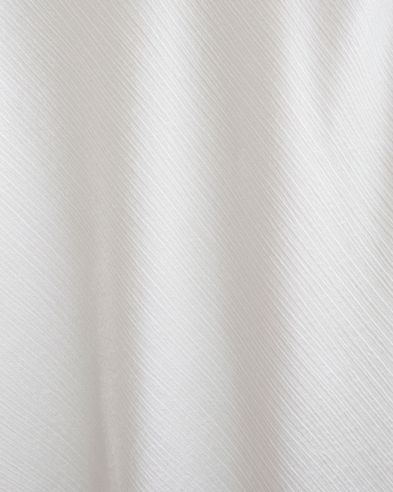 High-Neck Crinkle Satin Maxi Dress(pearl,XXS)