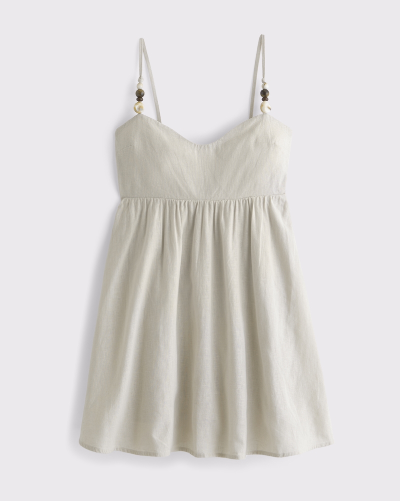 Beaded Sweetheart Babydoll Skort(oatmeal,XXS)