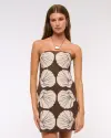 brown shell print