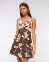 brown floral