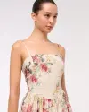 cream floral