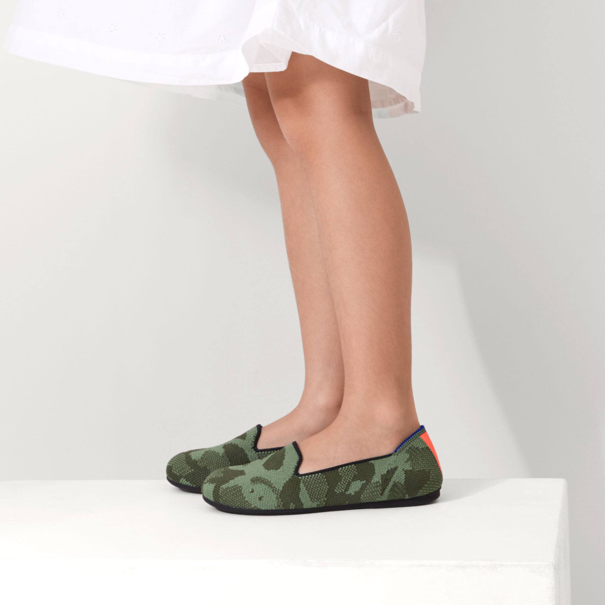 The Kids Loafer - Olive Camo(Olive Camo,10)