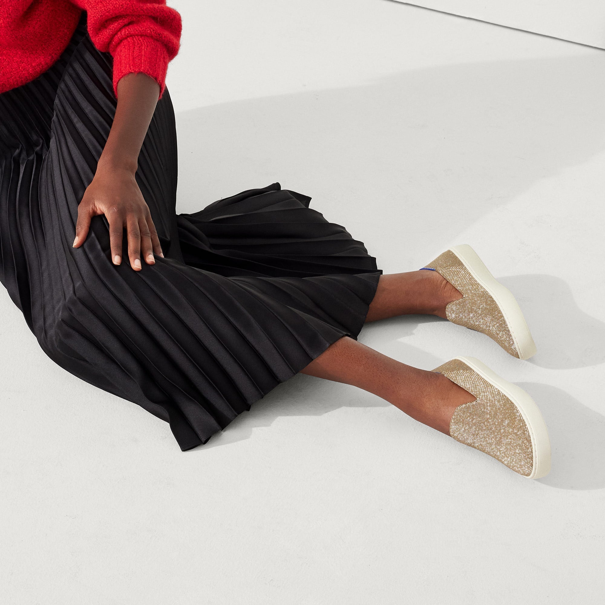 The Original Slip On Sneaker - Gold Twill(Gold Twill,5)
