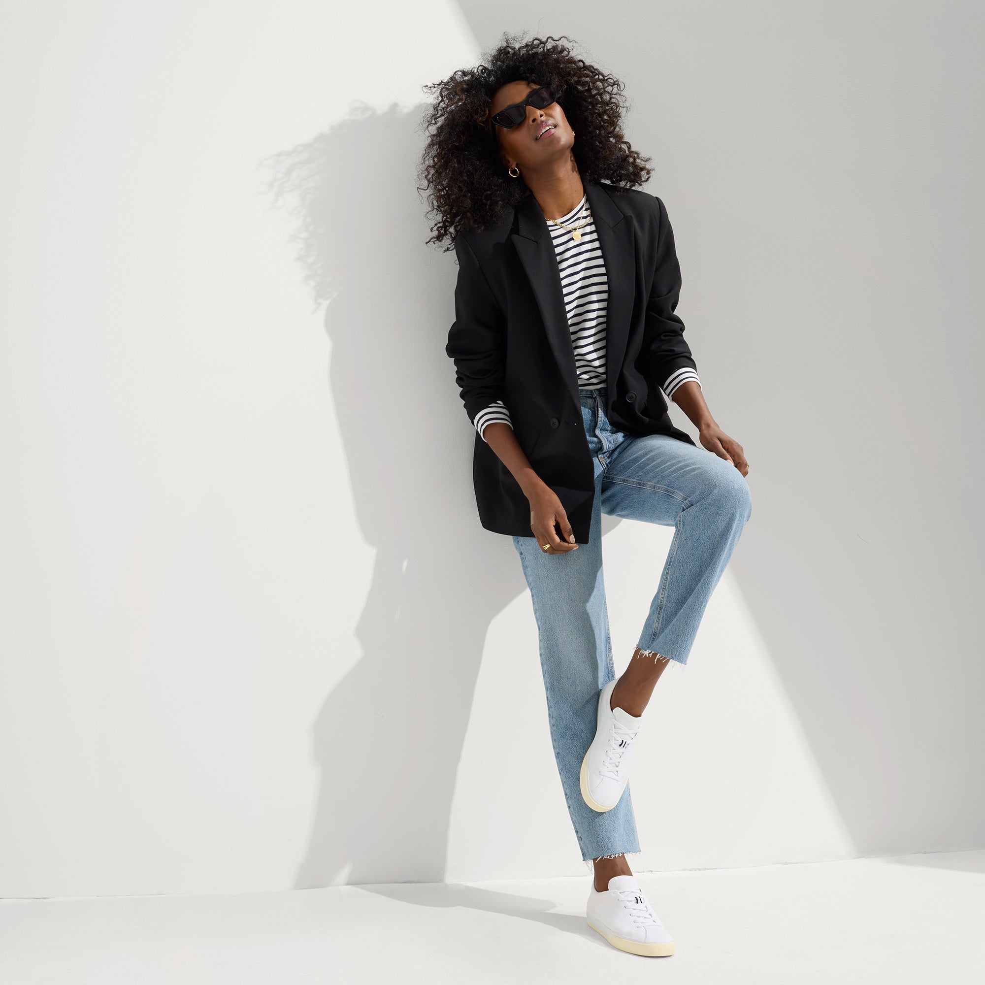 The Lace Up Sneaker - Bright White(Bright White,5)