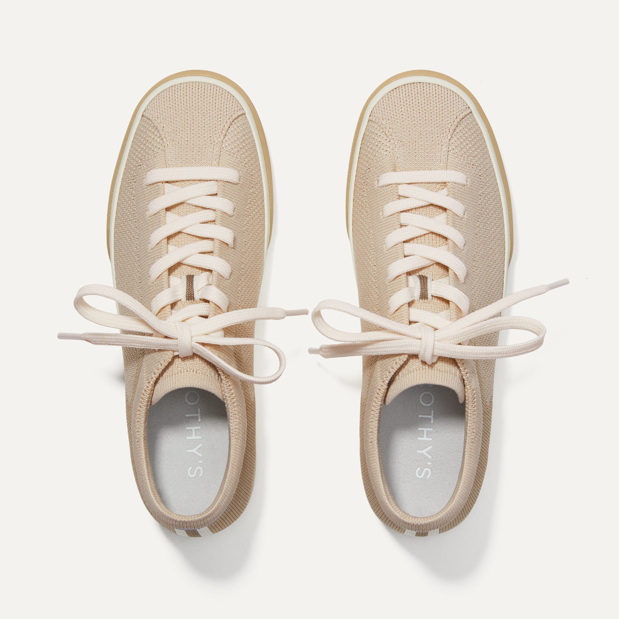 The Lace Up Sneaker - Biscuit(Biscuit,5)