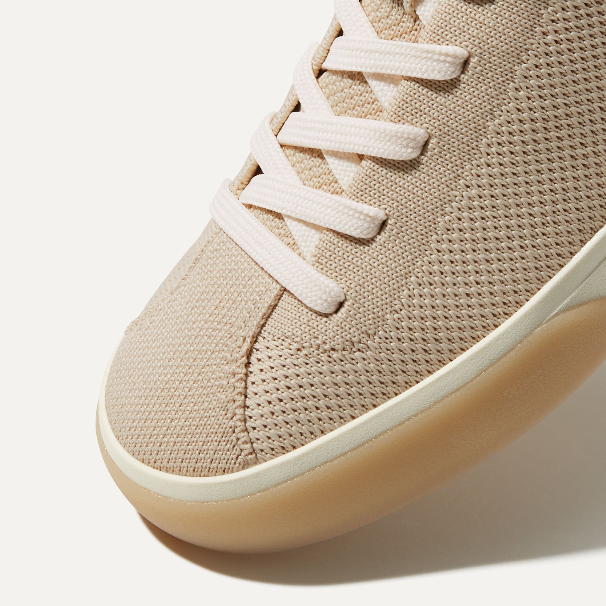 The Lace Up Sneaker - Biscuit(Biscuit,5)