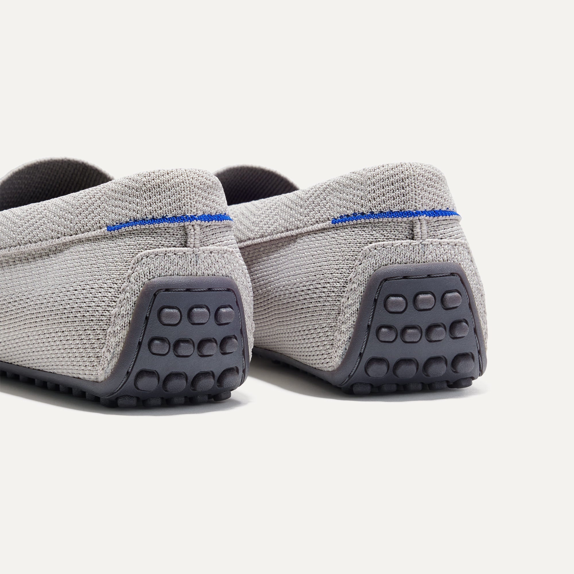 The Driving Loafer - Light Grey Herringbone(Light Grey Herringbone,7)