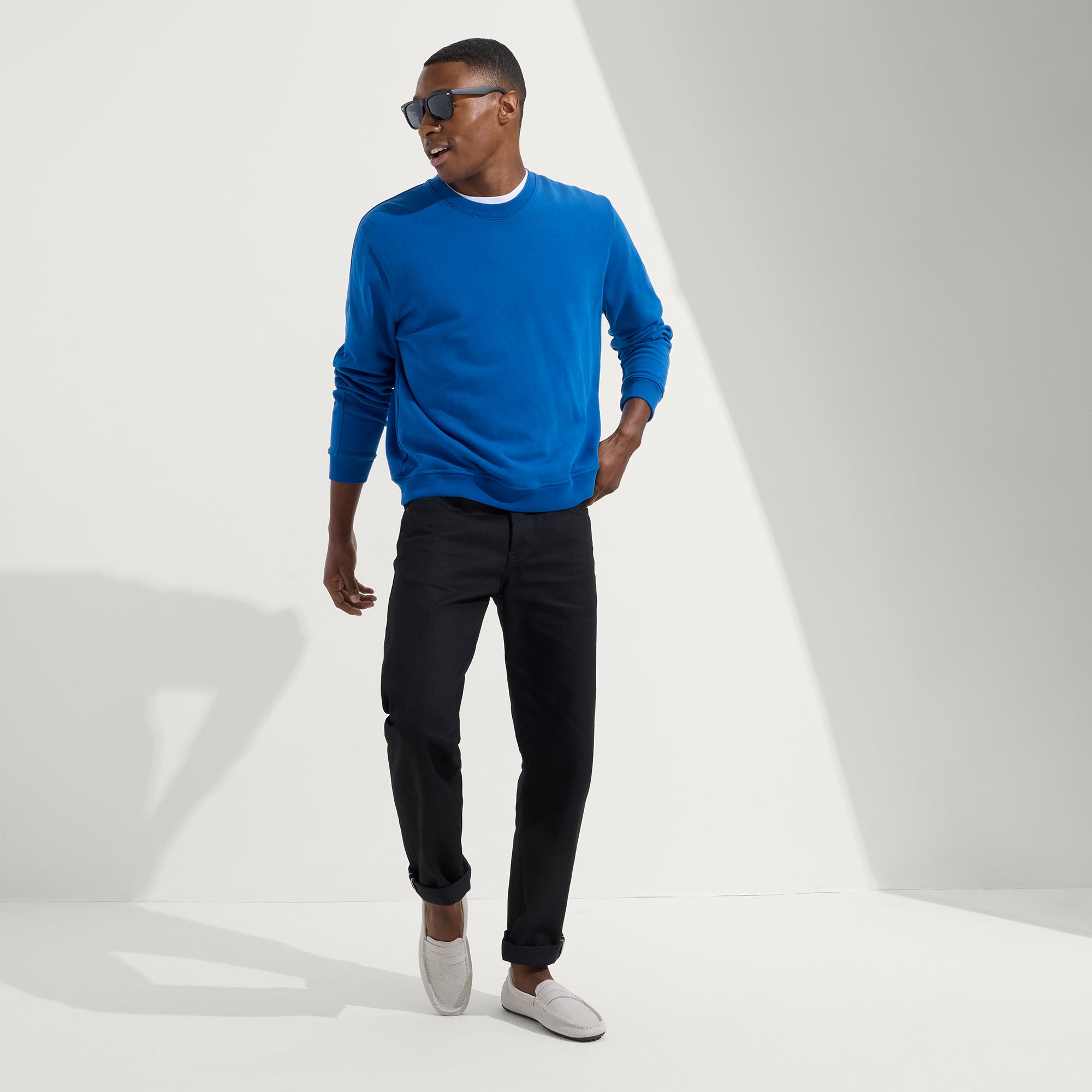 The Driving Loafer - Light Grey Herringbone(Light Grey Herringbone,7)