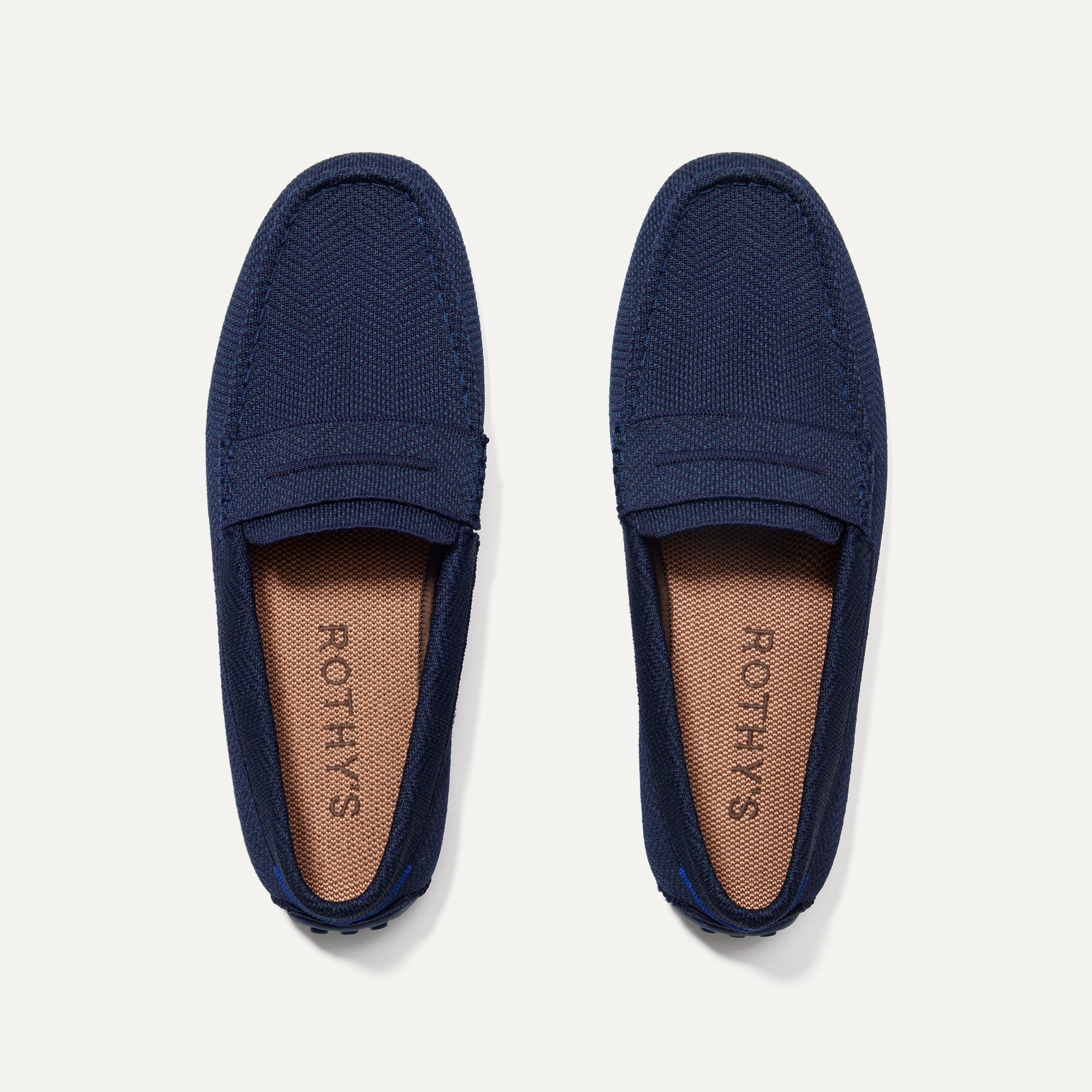 The Driving Loafer - Navy Herringbone(Navy Herringbone,7)