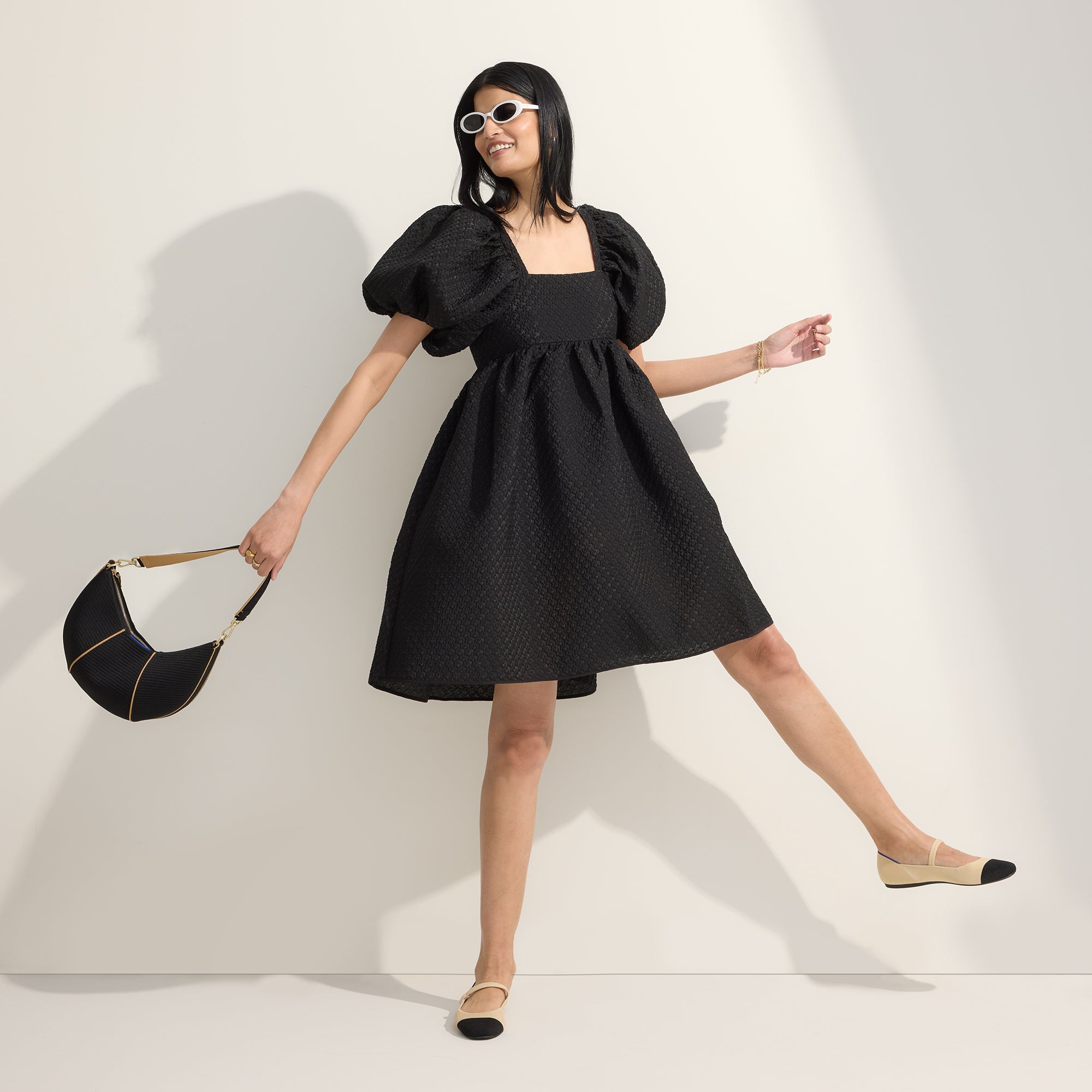 The Square Mary Jane - Cream Captoe(Cream Captoe,5)