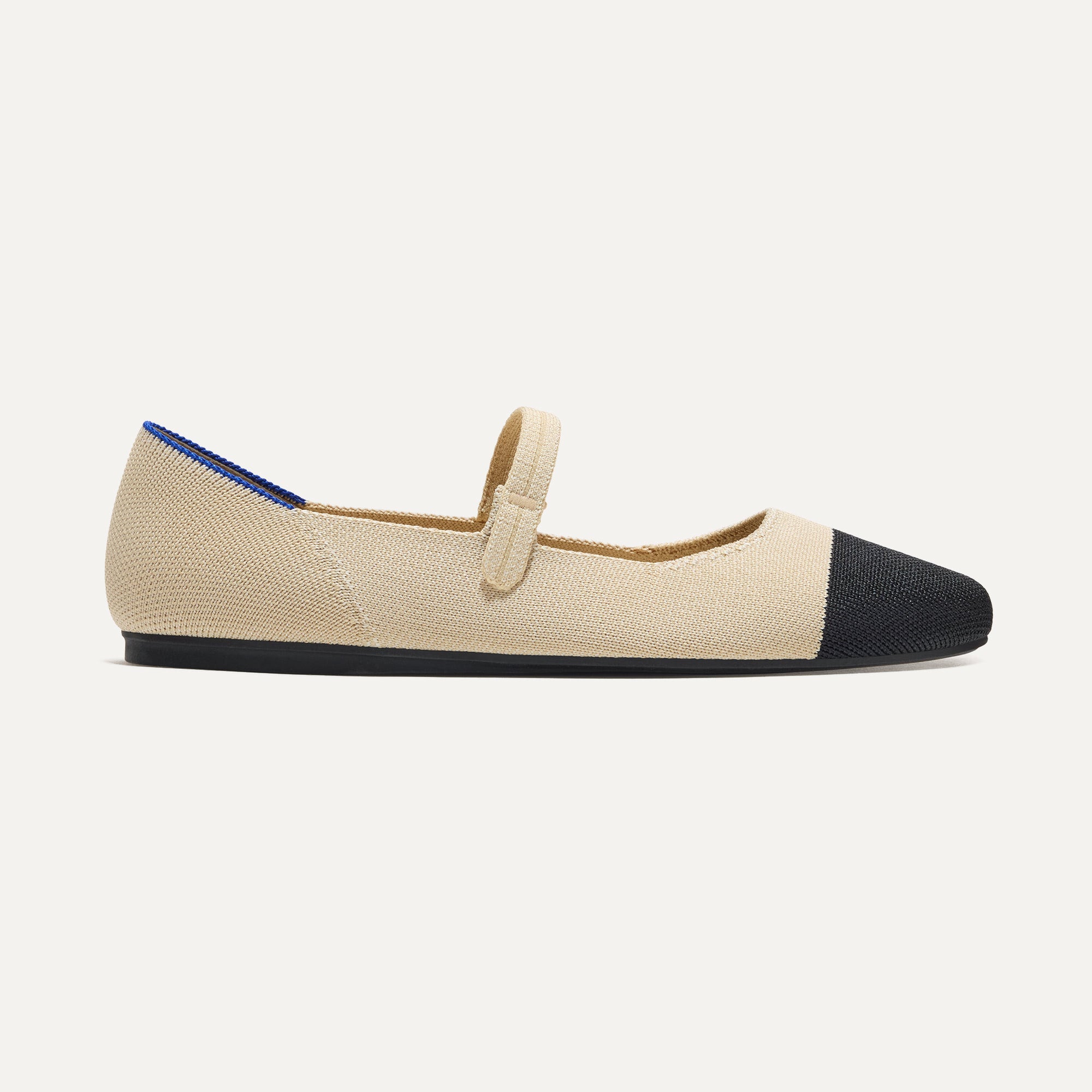 The Square Mary Jane - Cream Captoe(Cream Captoe,5)